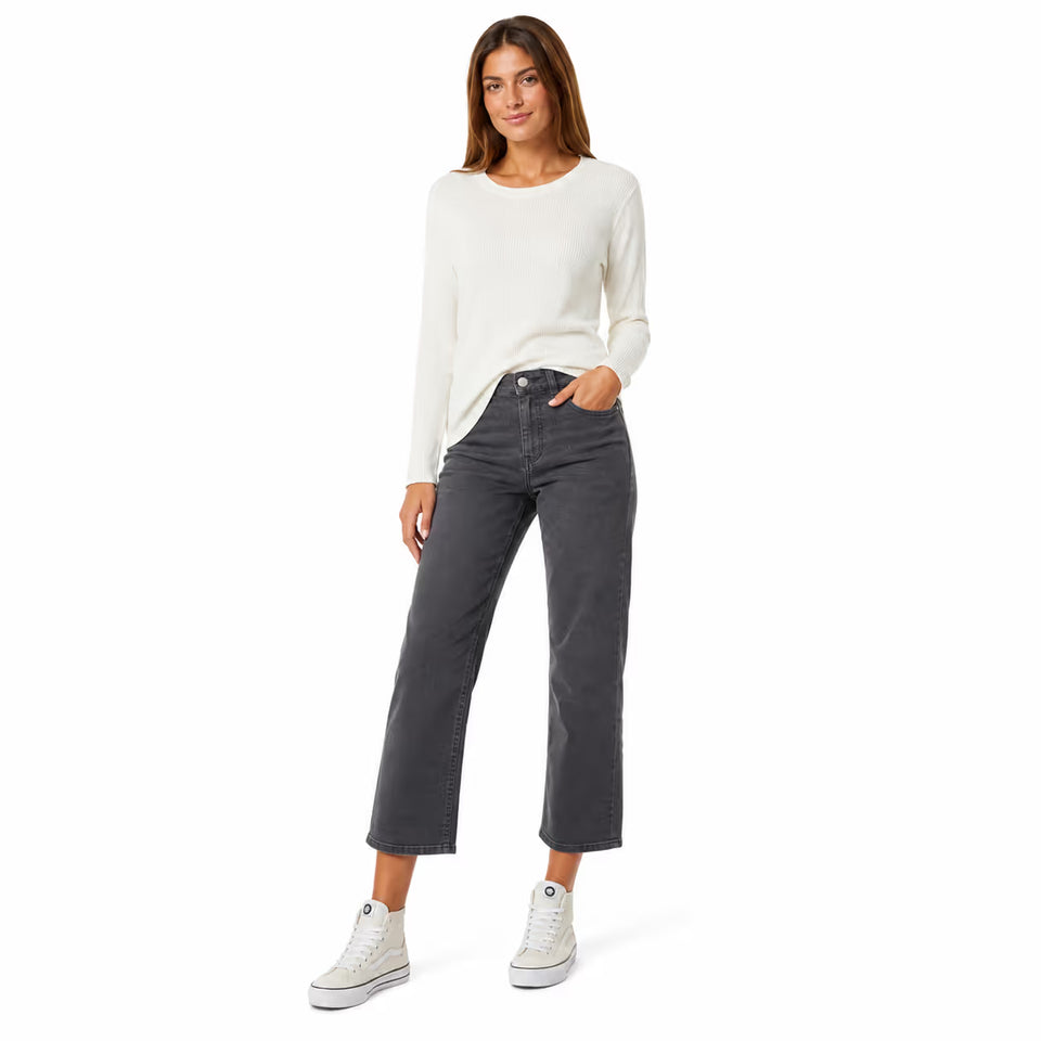 Levi's Women's Grey Straight Ankle Pant |Levi's In Lebanon