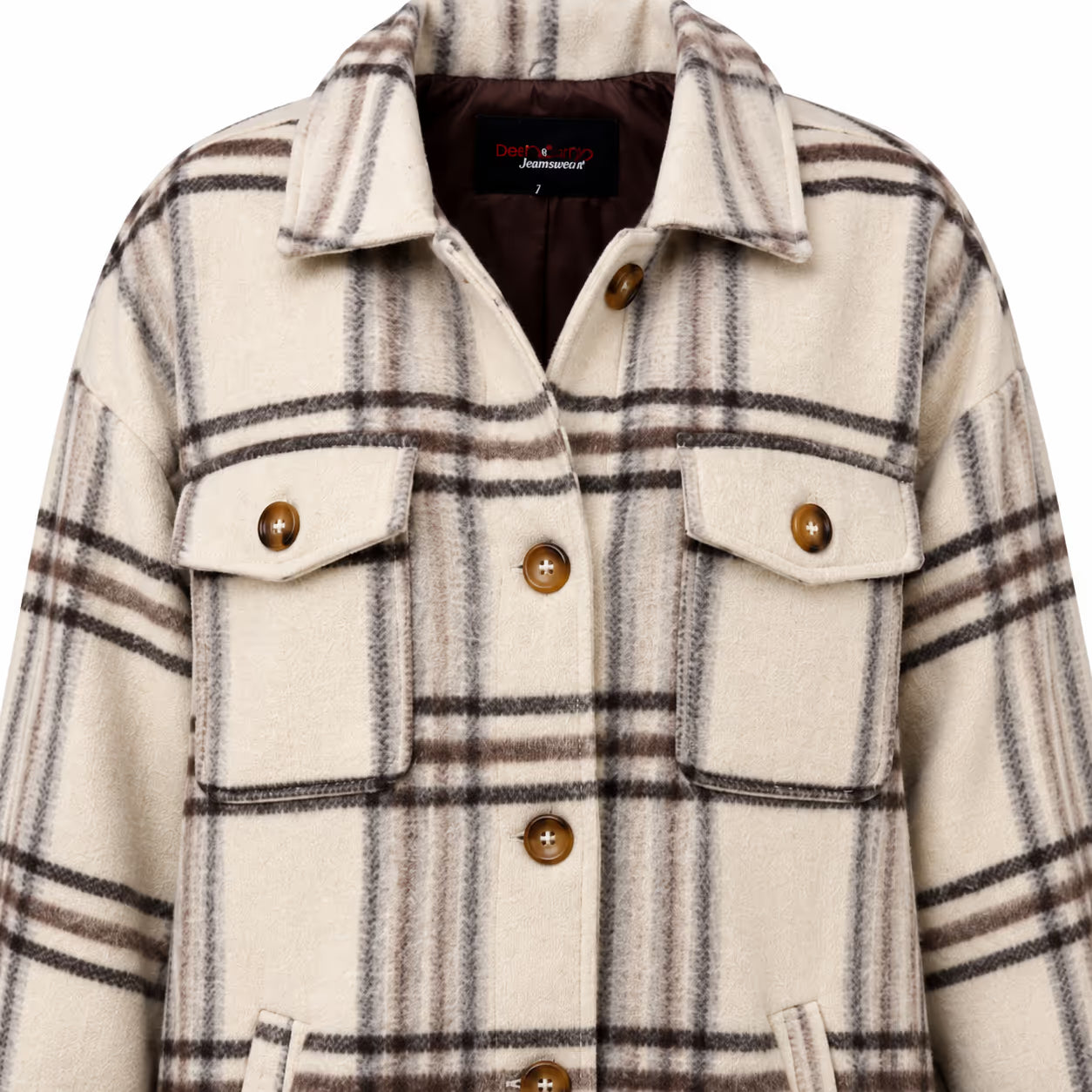 Don't Call Me Jennyfer  Women's Light Beige Shacket | Don't Call Me Jennyfer  in Lebanon