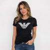 Emporio Armani Women's Black  T-shirt | Emporio Armani in Lebanon