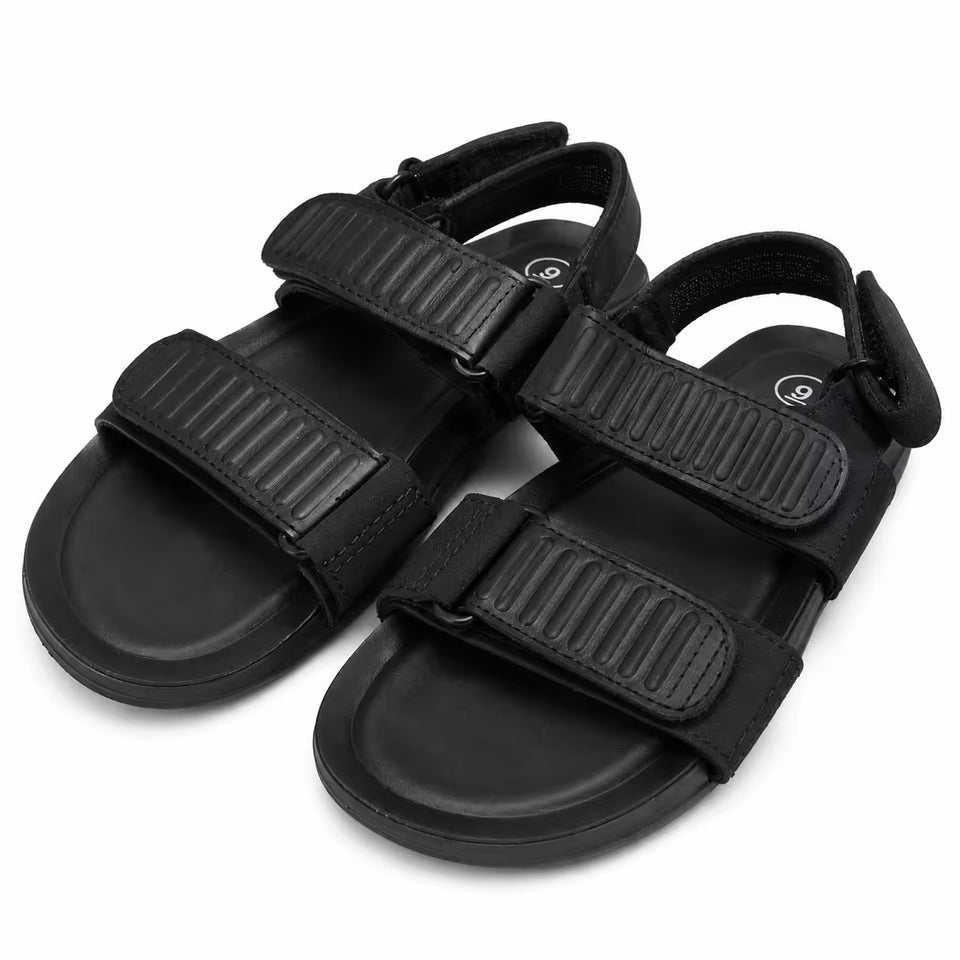Cat & Jack Kids Black Hook and Loop, Contoured Footbed summer Slippers | Cat & Jack in Lebanon