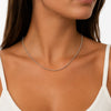 Alex Woo Women's Silver Beaded Chain Collar Necklace | Alex Woo In Lebanon