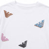 Emporio Armani Women's White Crew Neck T-shirt | Emporio Armani in Lebanon