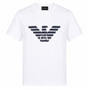 Emporio Armani  Women's White  Bianco Logo Print Cotton T-shirt | Emporio Armani in Lebanon
