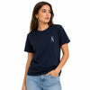 Emporio Armani Women's Navy Logo Print T-Shirt | Emporio Armani In Lebanon