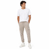 Celio Men's Grey Slim Fit Stretch Cotton Cargo Pants | Celio in Lebanon