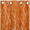 My Home Orange  Horizontal Stripes Light Curtain WX140CM Lx245CM    |My Home  in Lebanon