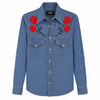 Dsquared2 Men's Blue Printed Long Sleeve Shirt | Dsquared2 In Lebanon