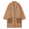 C'est Paris Women's Beige Wool Mantel Coat | C'est Paris In Lebanon