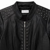 Judith Williams Women's Black Leather Stud Jacket | Judith Williams In Lebanon