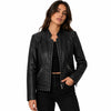 Judith Williams Women's Black Leather Stud Jacket | Judith Williams In Lebanon