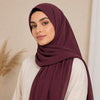 SD Women's Maroon Chiffon Hijab | SD In Lebanon