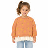 Zara Girl's  Peach With Flowers Printed Sweatshirt | Zara in Lebanon