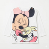 Zara Girl's White Minnie Mouse Long Sleeve Blouse | Zara In Lebanon