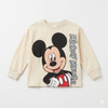 Zara Boy's Light Beige Mickey Mouse Blouse  | Zara in Lebanon