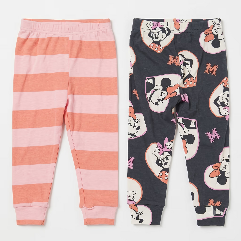 Disney Baby Girl's Multicolor 2 Pieces Minnie Printed Leggings | Disney In Lebanon