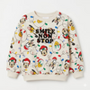 Zara Boy's Light Beige Disney Characters Christmas Printed Sweatshirt | Zara In Lebanon