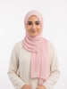 SD Women's Light Rose Chiffon Hijab | SD In Lebanon