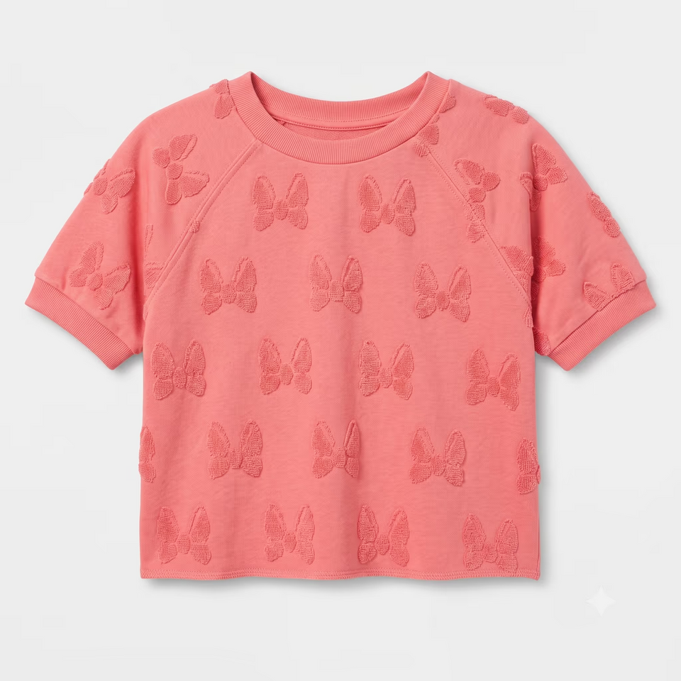 Disney Baby Girl's Pink Mini Mouse Patterned Blouse|Disney In Lebanon