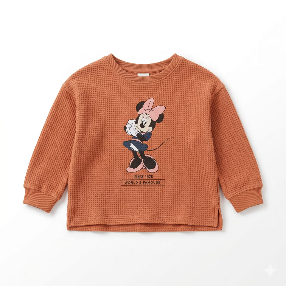 Zara Baby Girl's Washed Orange Disney CharacterBlouse| Zara in Lebanon