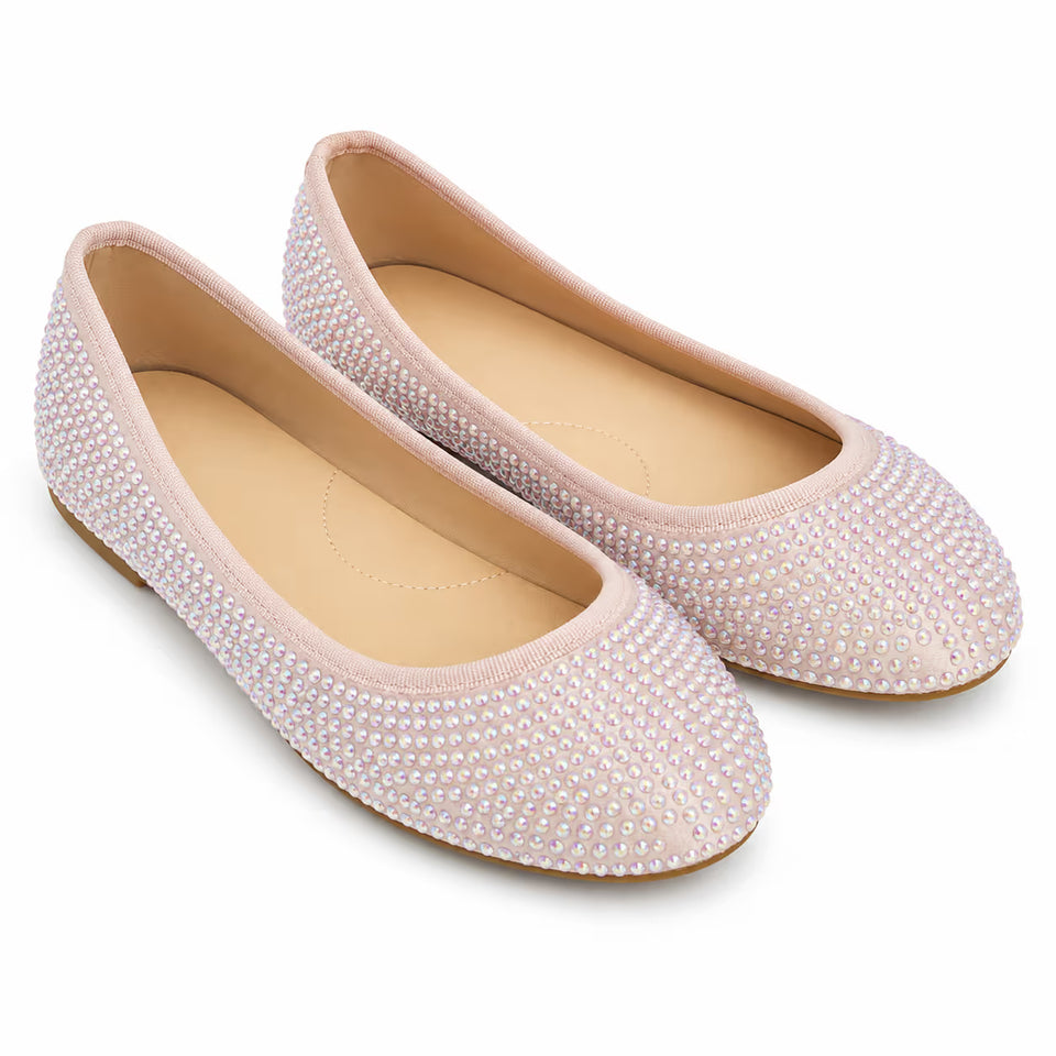 Cat & Jack Girl's light Pink Studded Ballerina | Cat & Jack In Lebanon