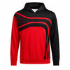 SD Men's Black & Red Star Graphic Track Hoodie | SD in Lebanon
