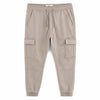 Celio Men's Grey Slim Fit Stretch Cotton Cargo Pants | Celio in Lebanon