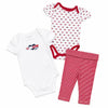 Tommy Hilfiger Baby Girl's White & Red Printed Set | Tommy Hilfiger In Lebanon