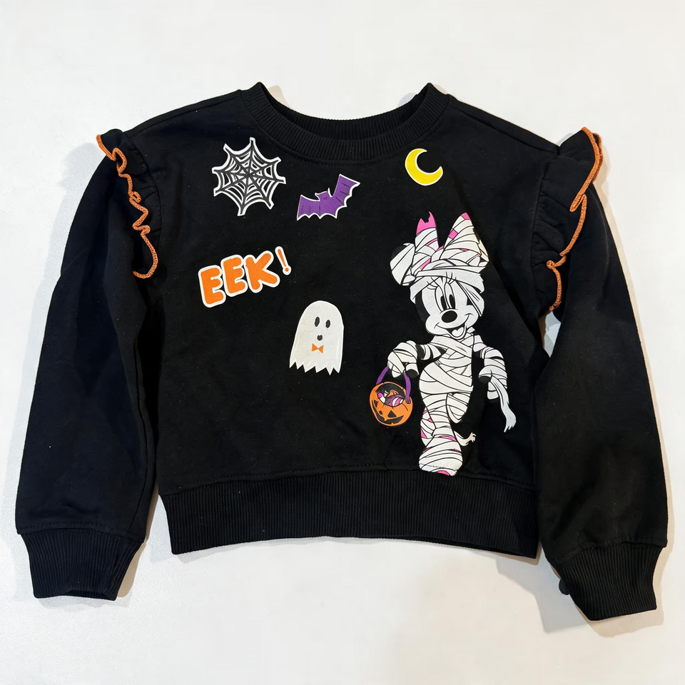 Disney Baby Girl's Black Minnie Printed Sweatshirts | Disney In Lebanon