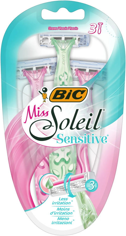 Bic Miss Soleil Sensitive For Women 3 Rasoirs | Bic In Lebanon