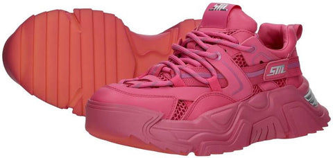Steve Madden Women's Fuchsia Synthetic Kingdom Sneakers |Steve Madden In Lebanon