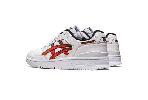 Asics Men's White & Brick EX89 Sneakers|Asics In Lebanon