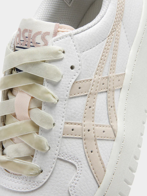 Asics Women's White & Beige Japan S Platform Sneakers|Asics In Lebanon
