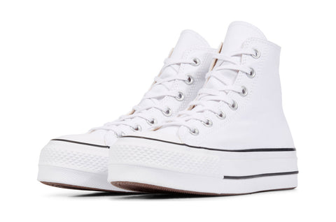 Converse Women's White Chuck Taylor All Star Canvas Platform Sneakers |Converse In Lebanon