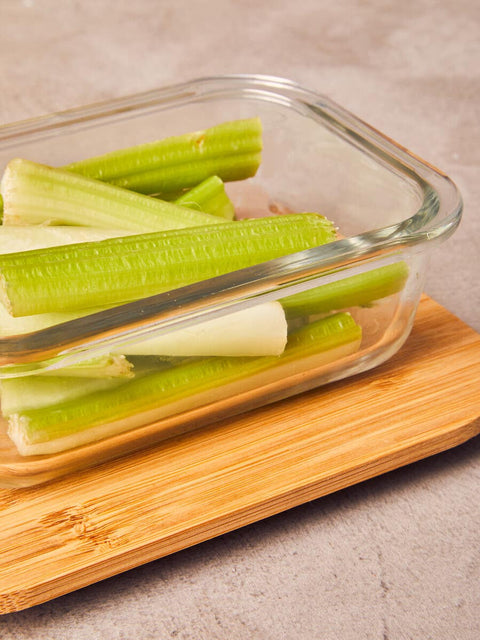 Culinario Glass Food Storage With Wooden Lid 370ml | Culinario In Lebanon