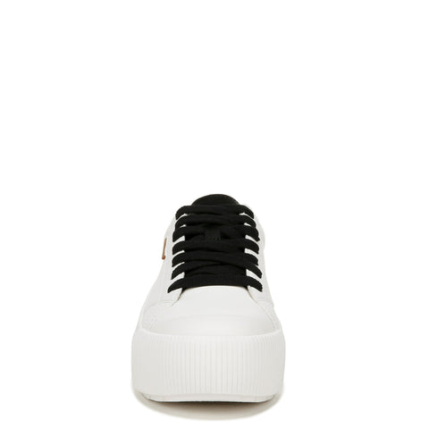 Dr. Scholl's Women's White & Black Time Off Max Platform Sneakers | Dr. Scholl's In Lebanon