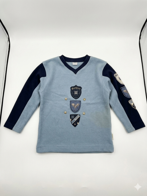 Kouefati Boy's Blue Printed Blouse | Kouefati In Lebanon