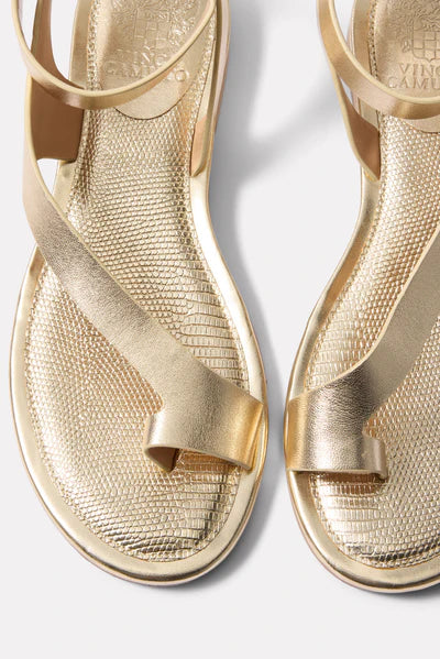 Vince Camuto Women's Gold Liba Sandal | Vince Camuto In Lebanon