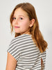 Sinsay Girl's White & Black Striped Overall | Sinsay In Lebanon