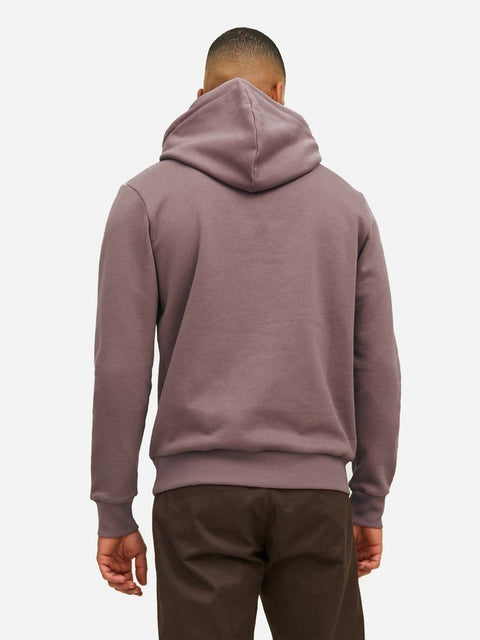 Jack & Jones Men's Twilight Mauve Printed Hoodie |Jack & Jones In Lebanon