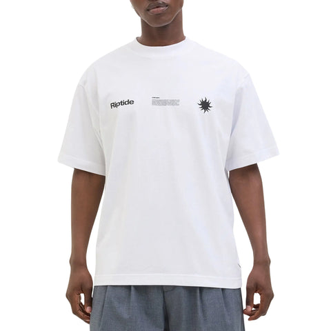 Jack & Jones Men's White Core Infinity Placement T-Shirt | Jack & Jones In Lebanon