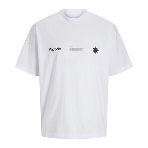 Jack & Jones Men's White Core Infinity Placement T-Shirt | Jack & Jones In Lebanon