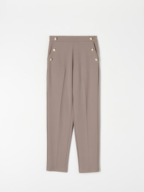 Sinsay Women's Beige Elegant creased Pants | Sinsay in Lebanon