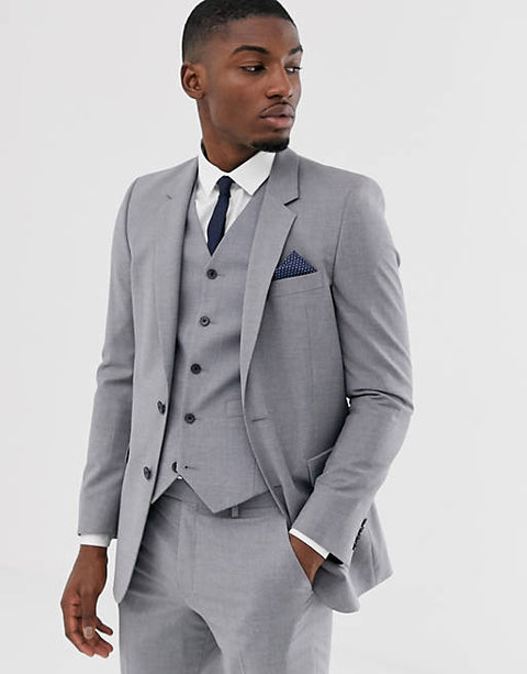 ASOS Design  Men's Gray Blazer ANF213 (AN99,AN68) (zone7)