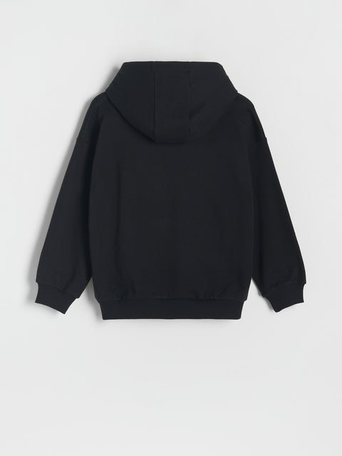 Reserved Boy's Black Stranger Things Oversized Hoodie | Reserved In Lebanon