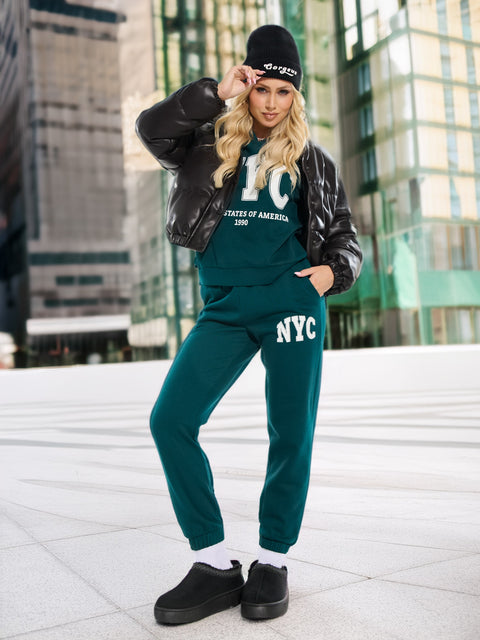 Sinsay Women’s  Dark Green with cuffs  Sweatpants |Sinsay  in Lebanon