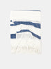 Sinsay White & Blue 130x160 Stripe Pattern Blanket | Sinsay In Lebanon