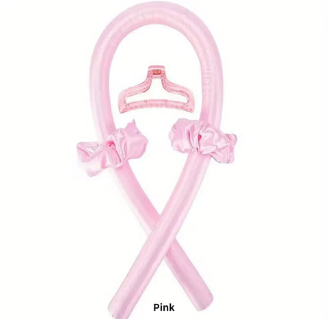 Heatless curling rod headband