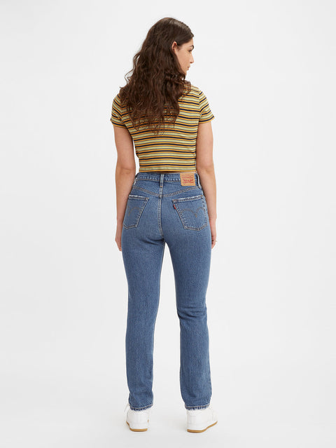 Levi's Women's Salsa in Sequence 501 High Rise Straight Jeans | Levi's In Lebanon
