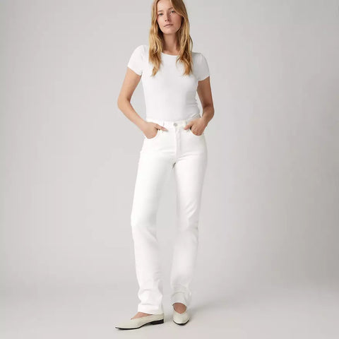 Levi's Women's White 501 Crop Jeans |Levi's In Lebanon