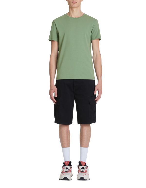 Celio Men's Sage Green Round Neck T-Shirt | Celio In Lebanon